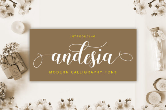 Andesia: A Delicate Handwritten Font for Elegant Design