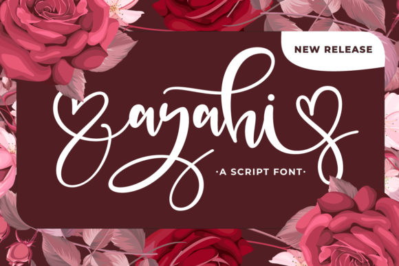 Ayahi Font: Delicate Script Handwritten Typeface for Elegant Branding
