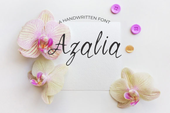 Azalia: Elegant Script Handwritten Font for Scroll-Stopping Visuals