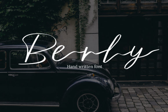 Berly: A Script Handwritten Font for Timeless Campaign Design