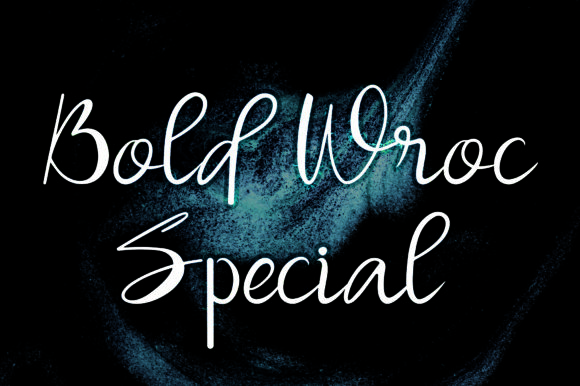 Bold Wroc Special: A Sweet Script Handwritten Font for Digital Romance