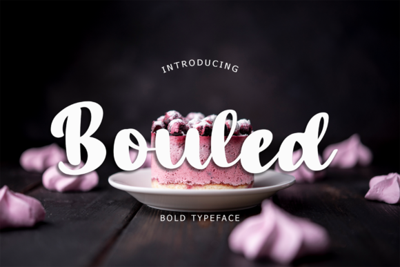 Bouled Font: Elegant Handwritten Style