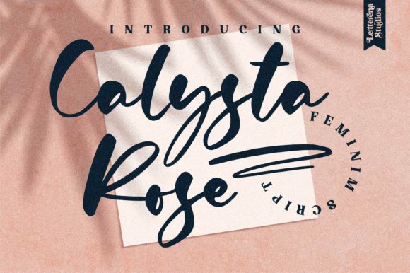 Calysta Rose Font for Elegant, Handwritten Campaign Design