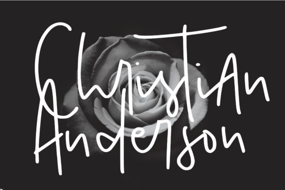 Christian Anderson Script Handwritten Font for Branding
