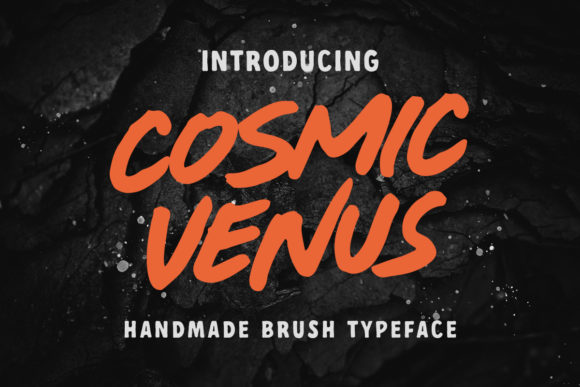 Cosmic Venus: A Bold Brushed Script for Impactful Design
