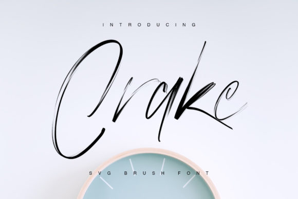 Crake: Elegant Brush Script Font for Standout Campaigns