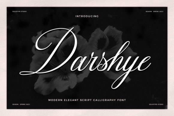 Darshye: A Script Handwritten Font for Timeless Brand Elegance