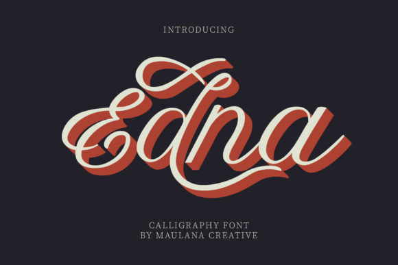 Edna: An Elegant Handwritten Font for Polished Branding