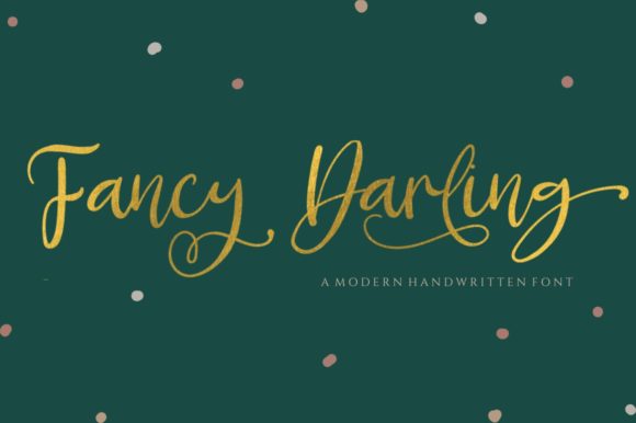Fancy Darling Script Handwritten Font for Elegant Branding