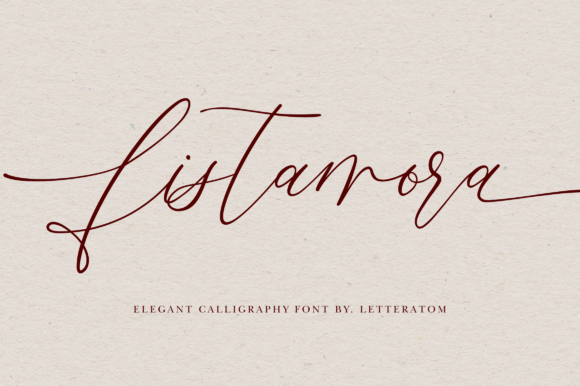 Fistamora: A Luxurious Handwritten Font for Campaign-Ready Design