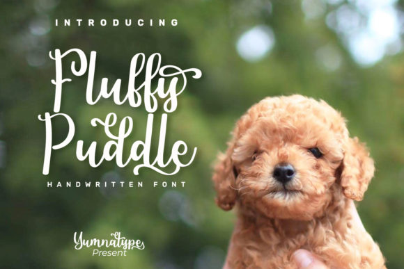 Fluffy Puddle Handwritten Font for Crafters & Sellers