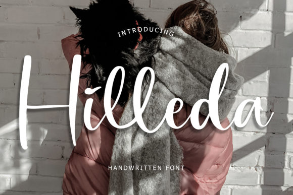 Hilleda Script Handwritten Font for Crafters & Sellers