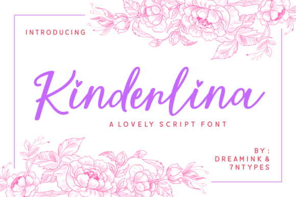 Kinderlina: A Romantic Script Handwritten Font for Elegant Campaigns