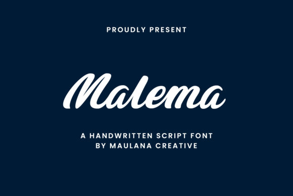 Malema: A Bold Handwritten Font for Memorable Branding