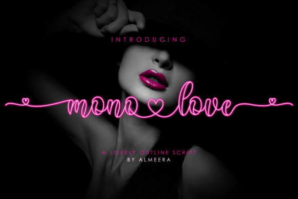 Monolove: An Elegant Script Handwritten Font for Branding