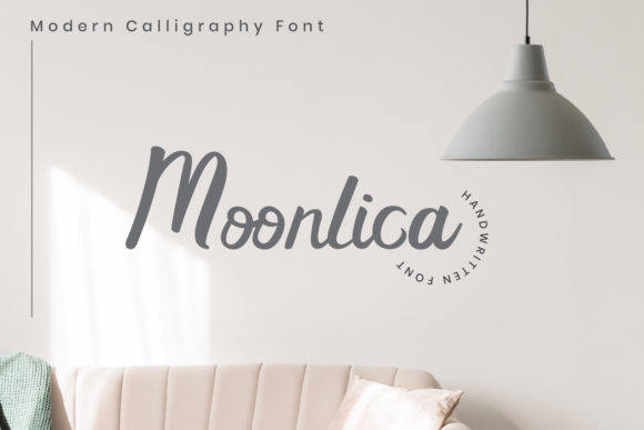 Moonlica: A Delicate & Elegant Script Handwritten Font