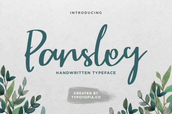 Parsley: A Timeless Script Handwritten Font for Elegant Branding