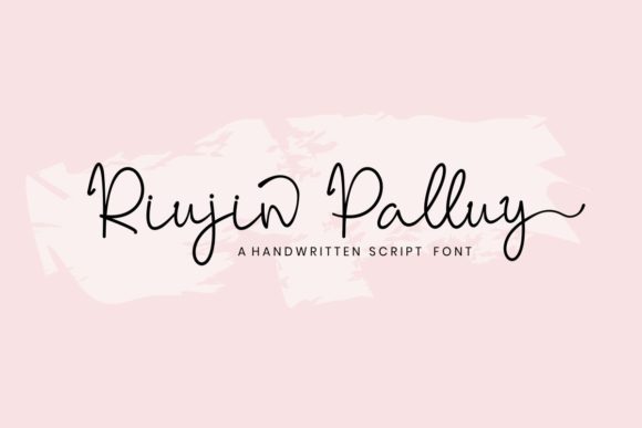 Riujin Palluy: A Delicate Script Handwritten Font for Scroll-Stopping Brand Content