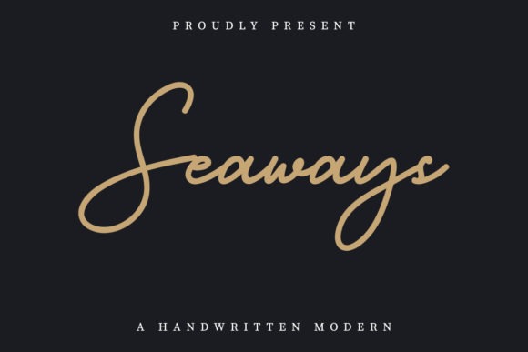 Seaways: A Sweet & Flowing Script Handwritten Font for Campaign Clarity