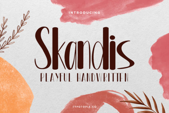 Skandis: A Fun Handwritten Font for Campaign Graphics