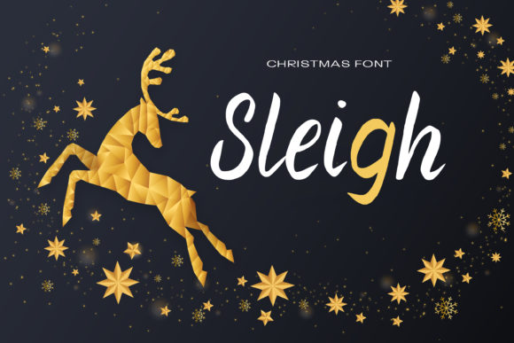 Sleigh: Romantic Script Handwritten Font for Scroll-Stopping Visuals