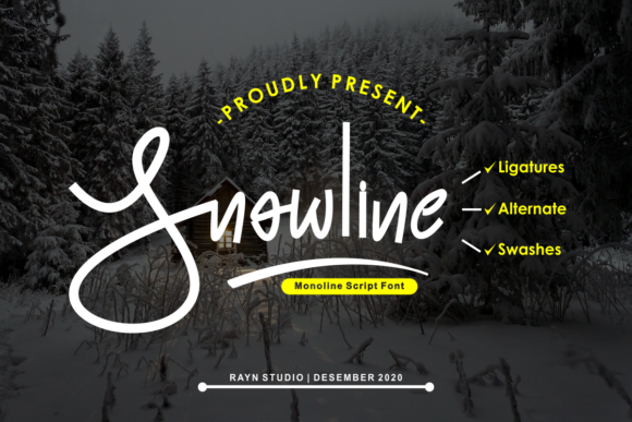 Snowline: A Stylish Script Handwritten Font for Editorial Design
