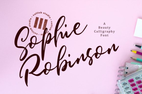 Sophie Robinson Script Handwritten Font for Elegant Campaigns