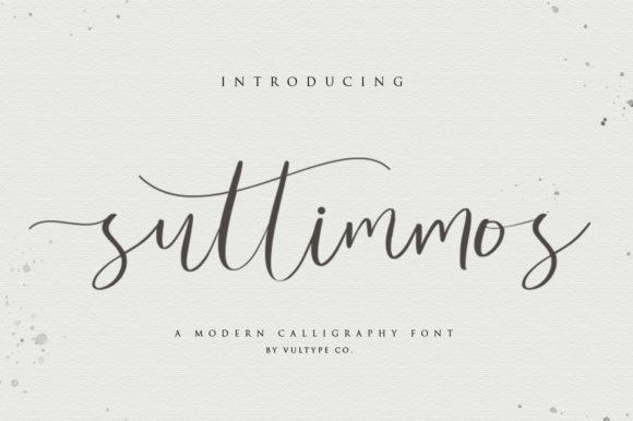 Suttimmos: A Delicate Handwritten Font for Elegant Campaigns