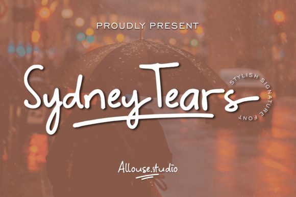 Sydney Tears Font: A Simple, Neat Handwritten Typeface for Creative Branding