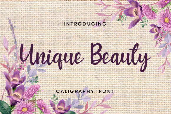 Unique Beauty: A Flowing Script Handwritten Font for Editorial Elegance